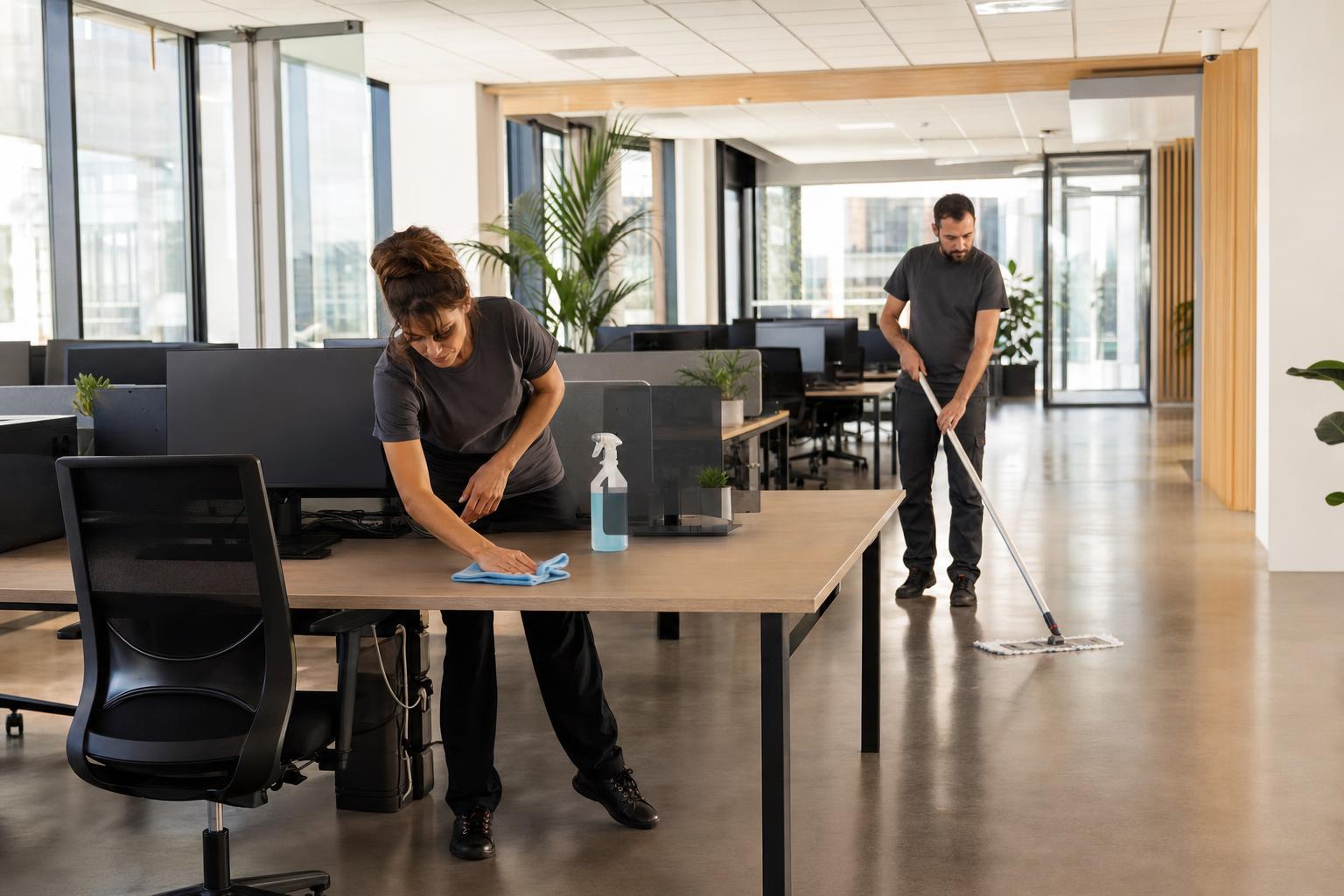 Nettoyage de bureaux à Montpellier - AZA Nettoyage