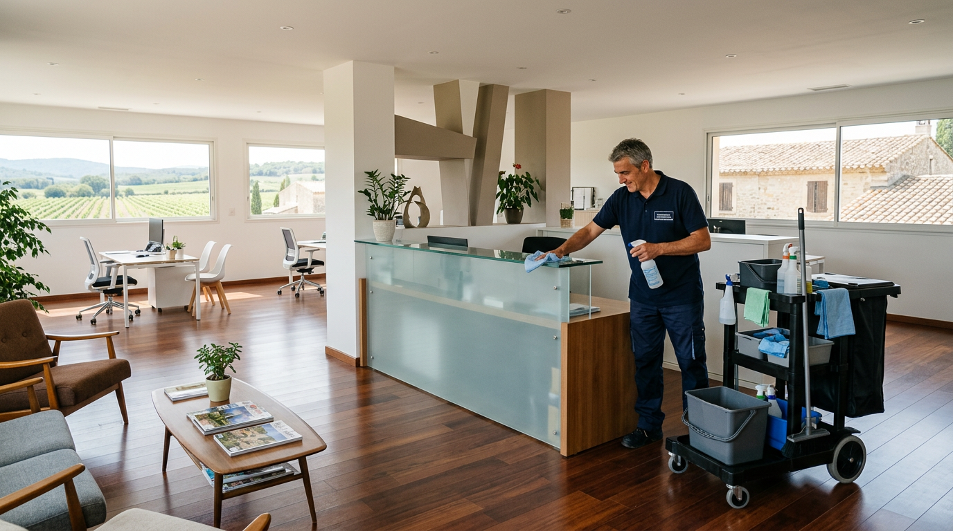 Nettoyage professionnel à Gabian par Aza Nettoyage, entreprise B2B dans l’Hérault