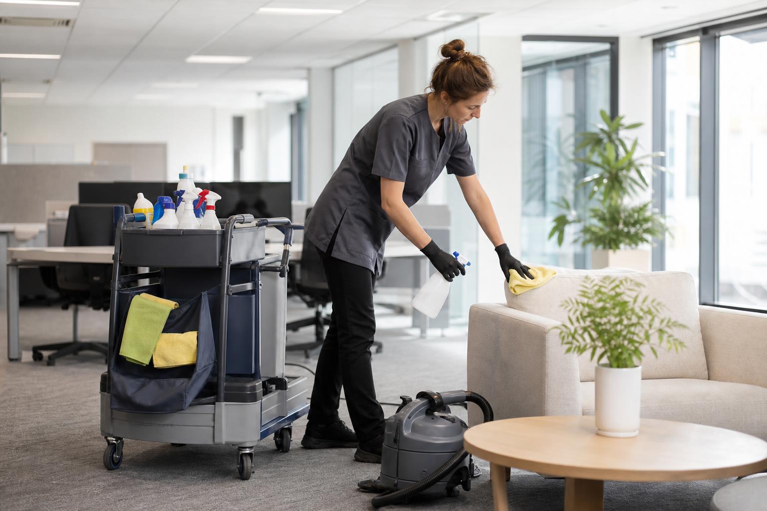 Nettoyage professionnel à Mourèze pour locaux B2B