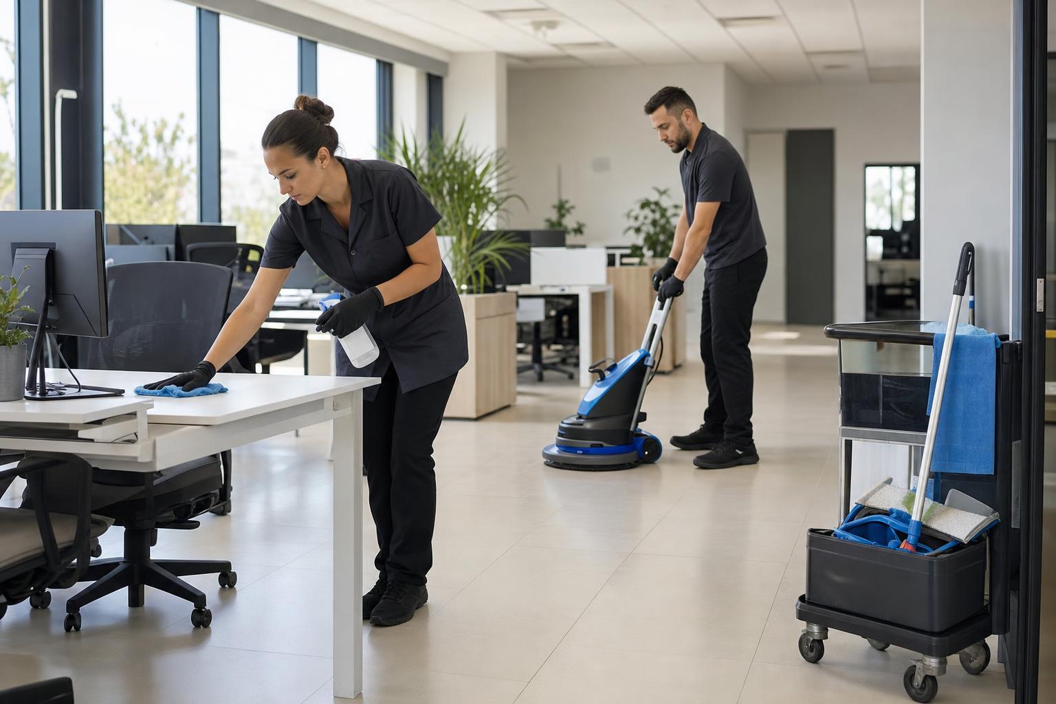 Nettoyage professionnel à Aniane pour bureaux et locaux professionnels