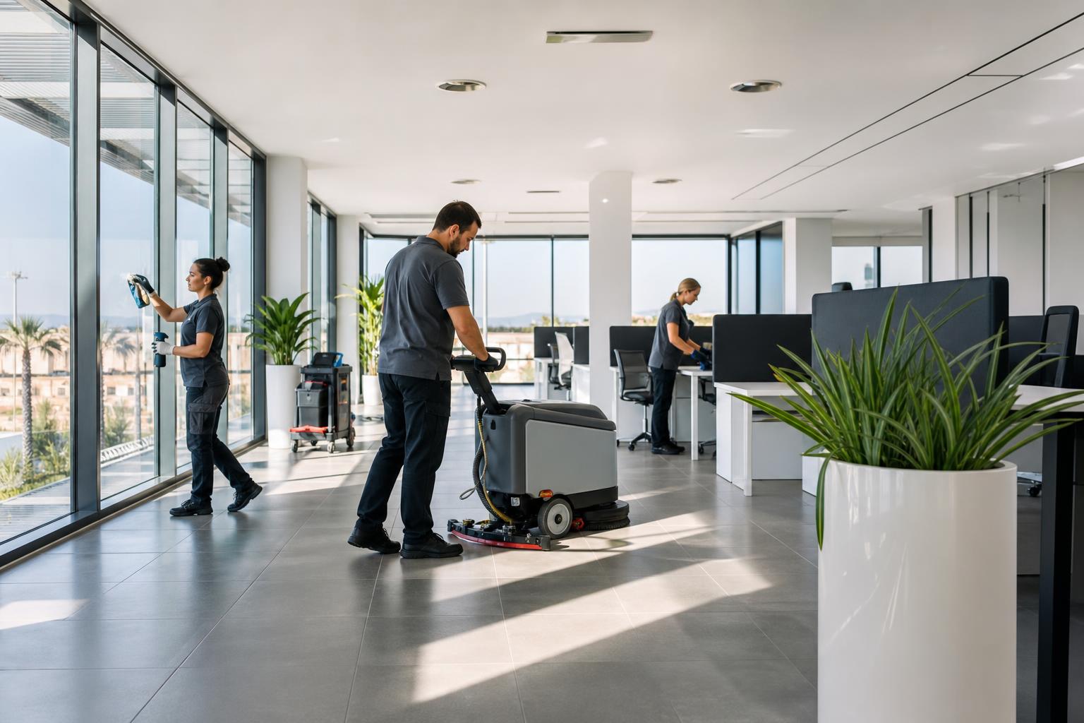 Nettoyage professionnel à La Caunette pour bureaux et locaux B2B