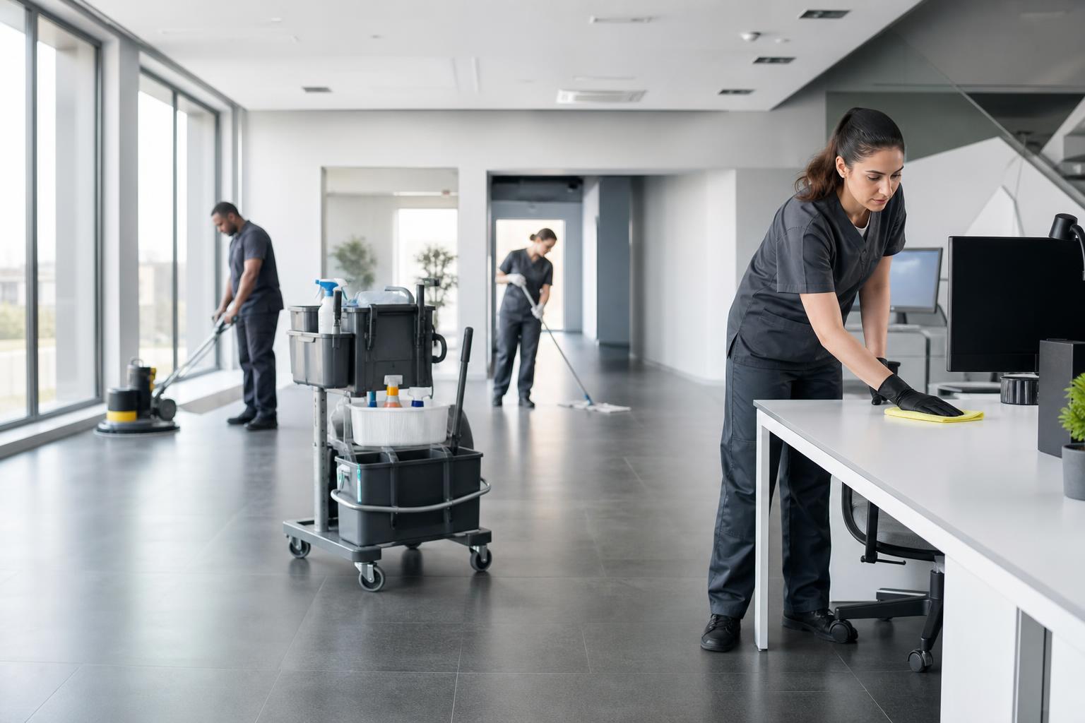 Nettoyage professionnel à Les Aires pour bureaux, commerces et locaux B2B