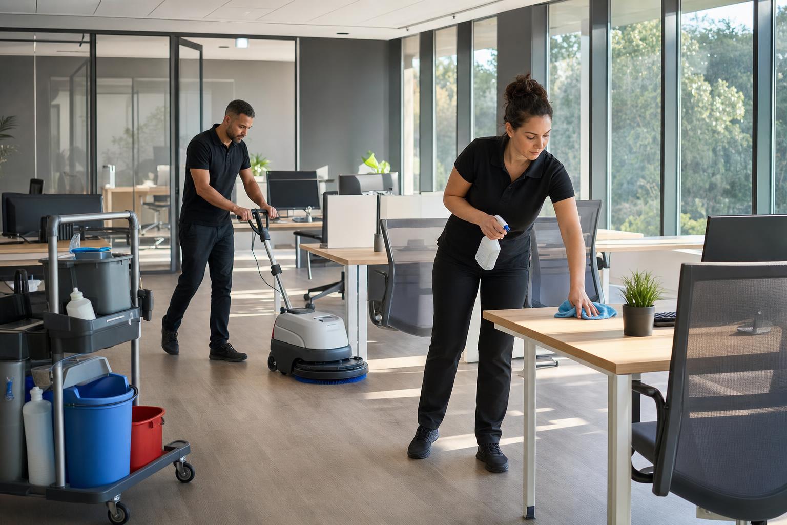 Nettoyage professionnel à Paulhan pour bureaux et locaux professionnels