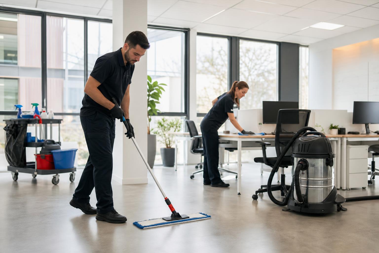 Nettoyage professionnel à Sussargues pour bureaux et locaux professionnels