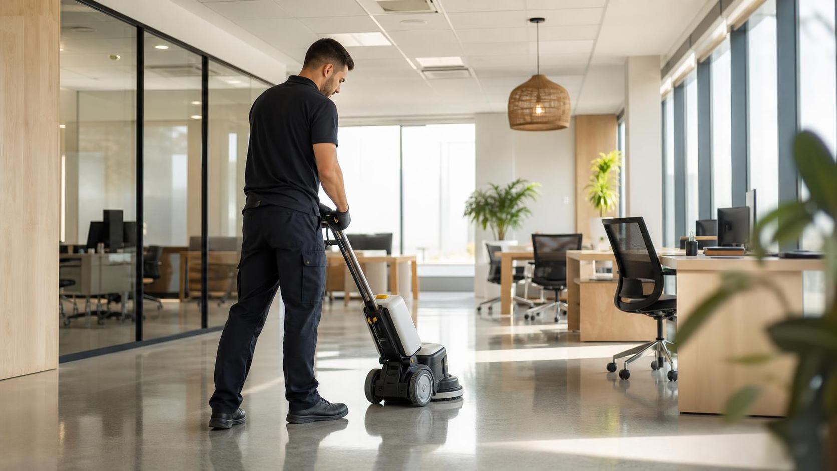 Nettoyage professionnel à Pierrerue pour locaux B2B