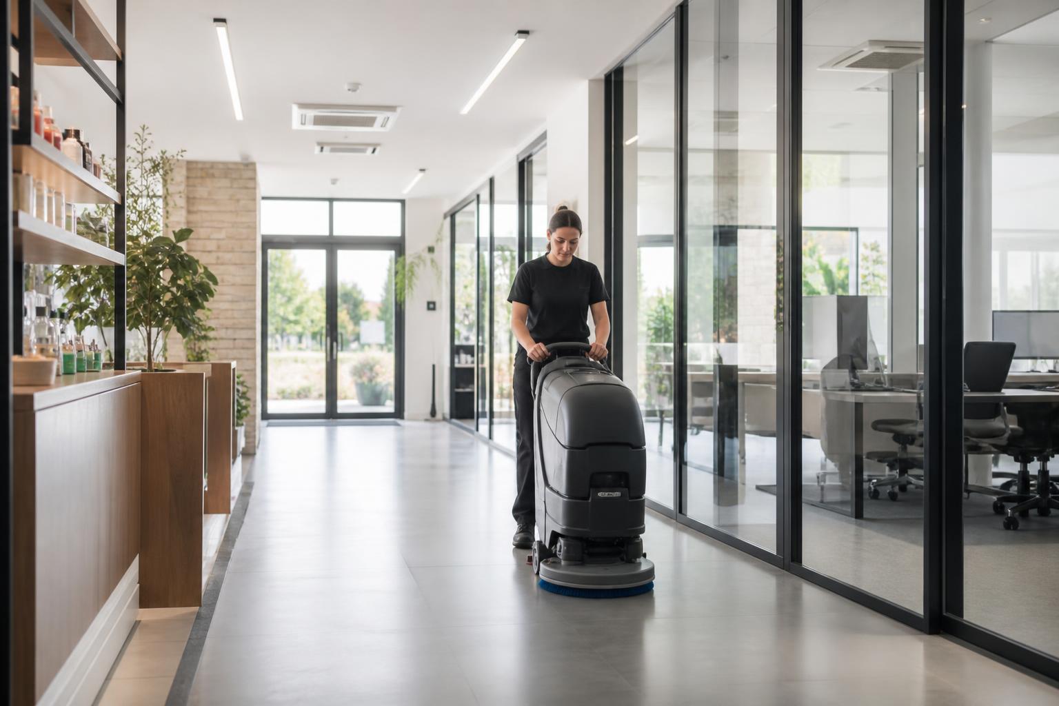 Nettoyage professionnel à Plaissan pour locaux B2B
