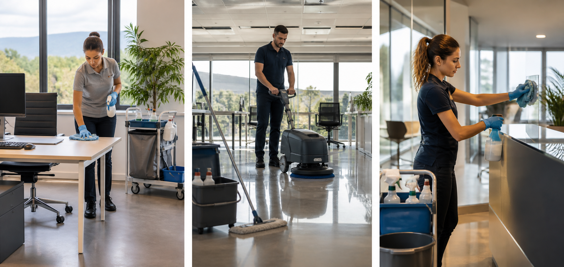 Nettoyage professionnel à Rouet pour bureaux et locaux B2B