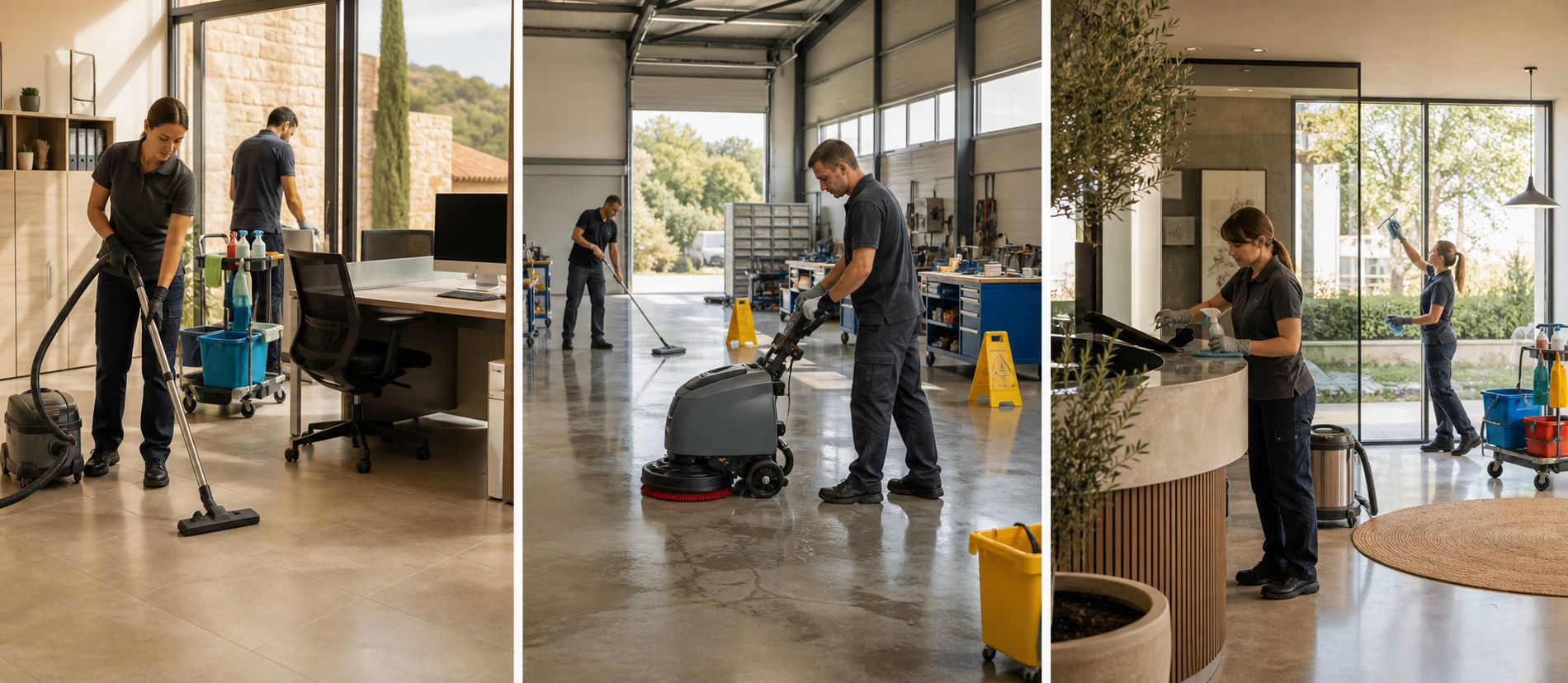 Nettoyage professionnel à Saint-Maurice-Navacelles pour bureaux et locaux B2B