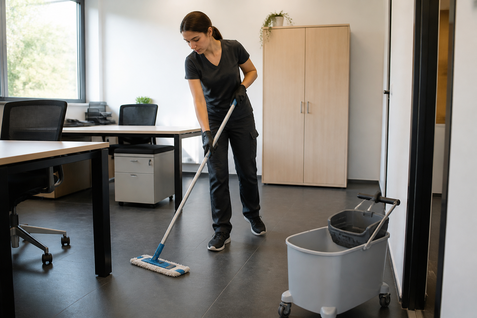 Nettoyage professionnel à Saint-Nazaire-de-Pézan pour bureaux et locaux B2B