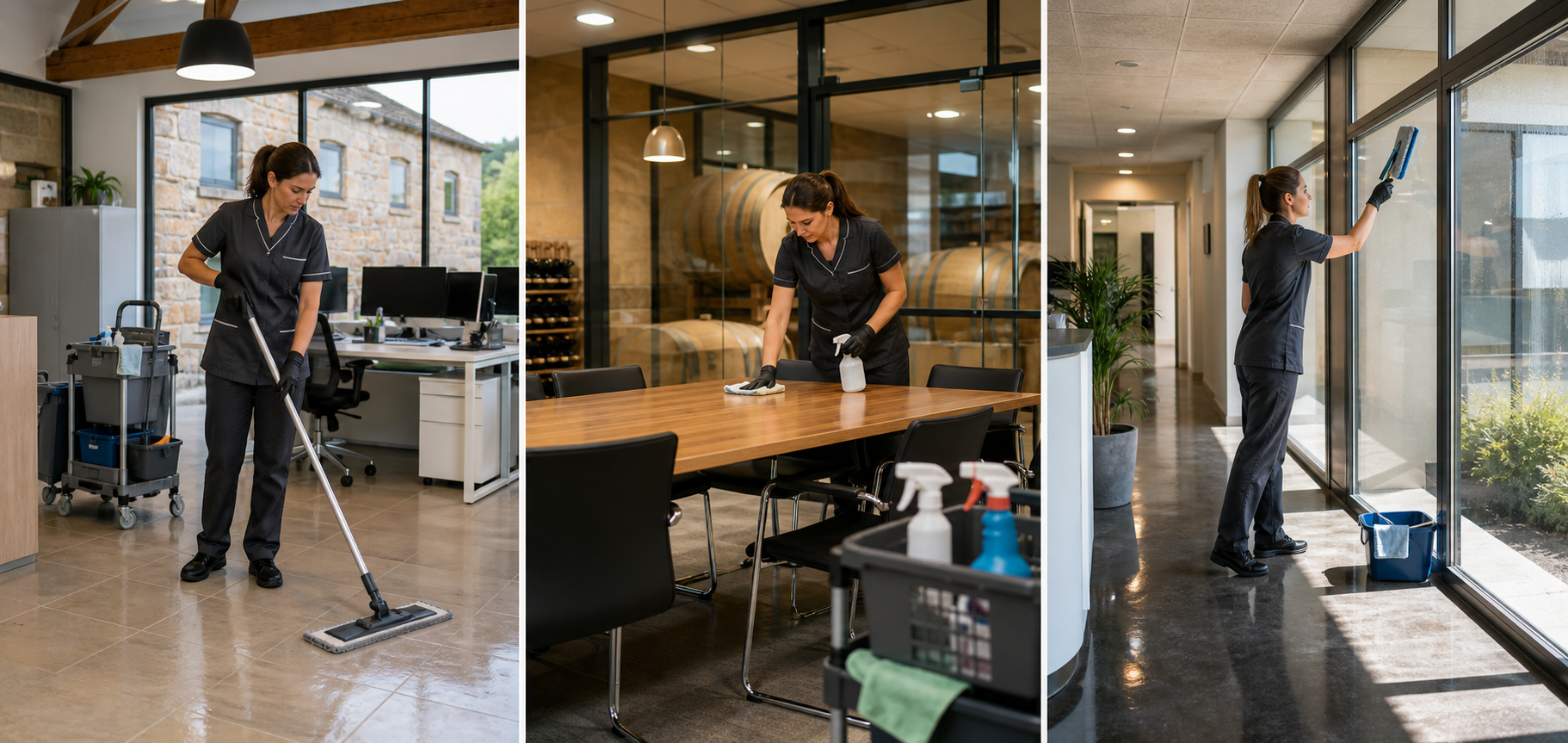 Nettoyage professionnel à Saint-Sériès pour bureaux et locaux B2B
