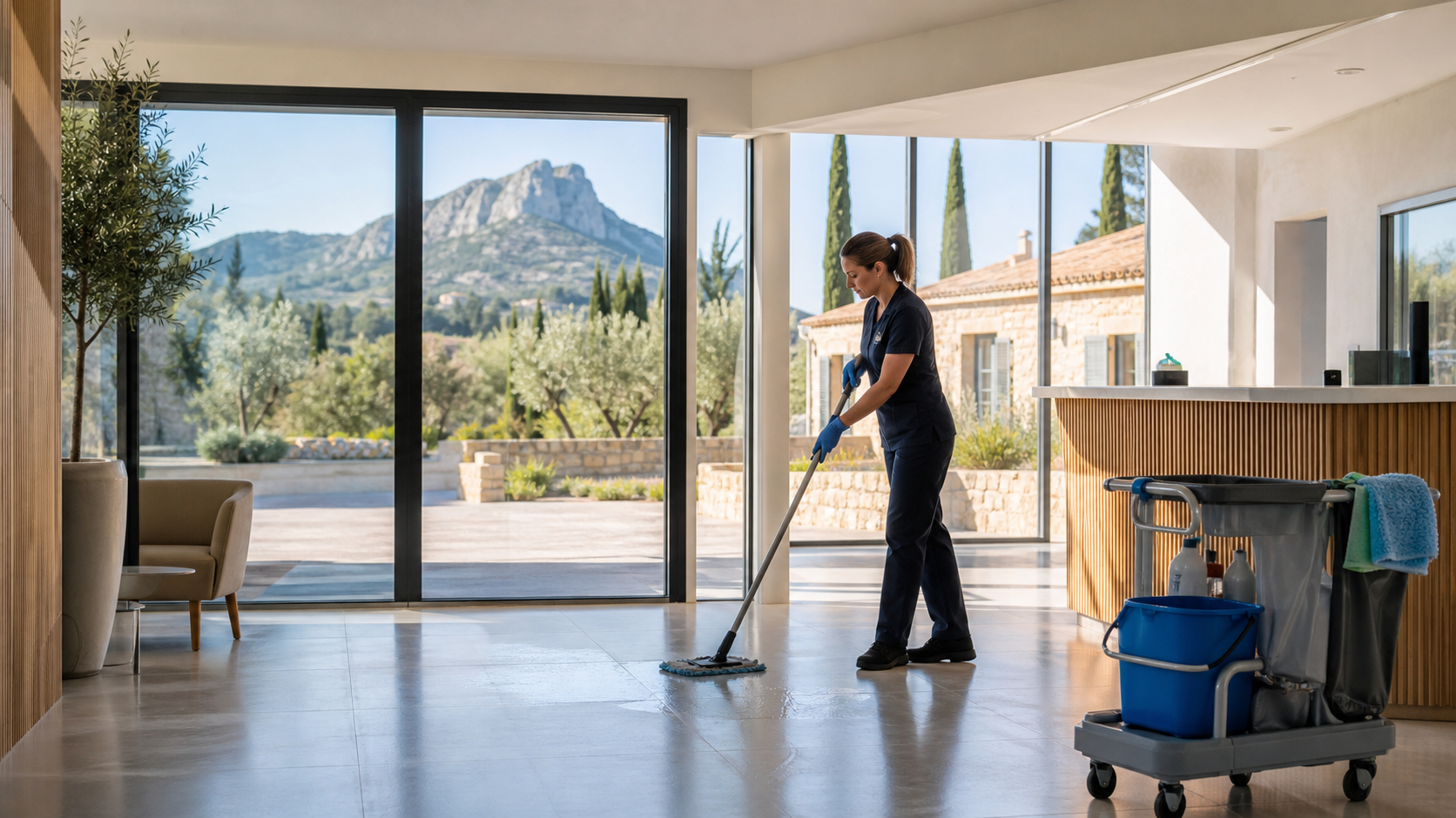 Nettoyage professionnel à Sainte-Croix-de-Quintillargues pour locaux B2B