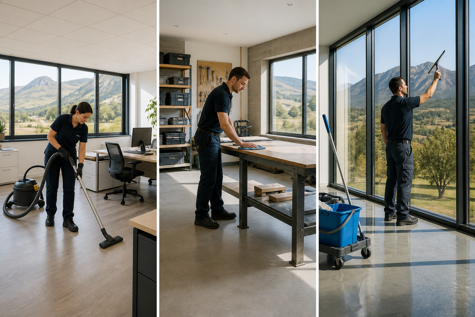 Nettoyage professionnel à Soubès pour bureaux et locaux B2B