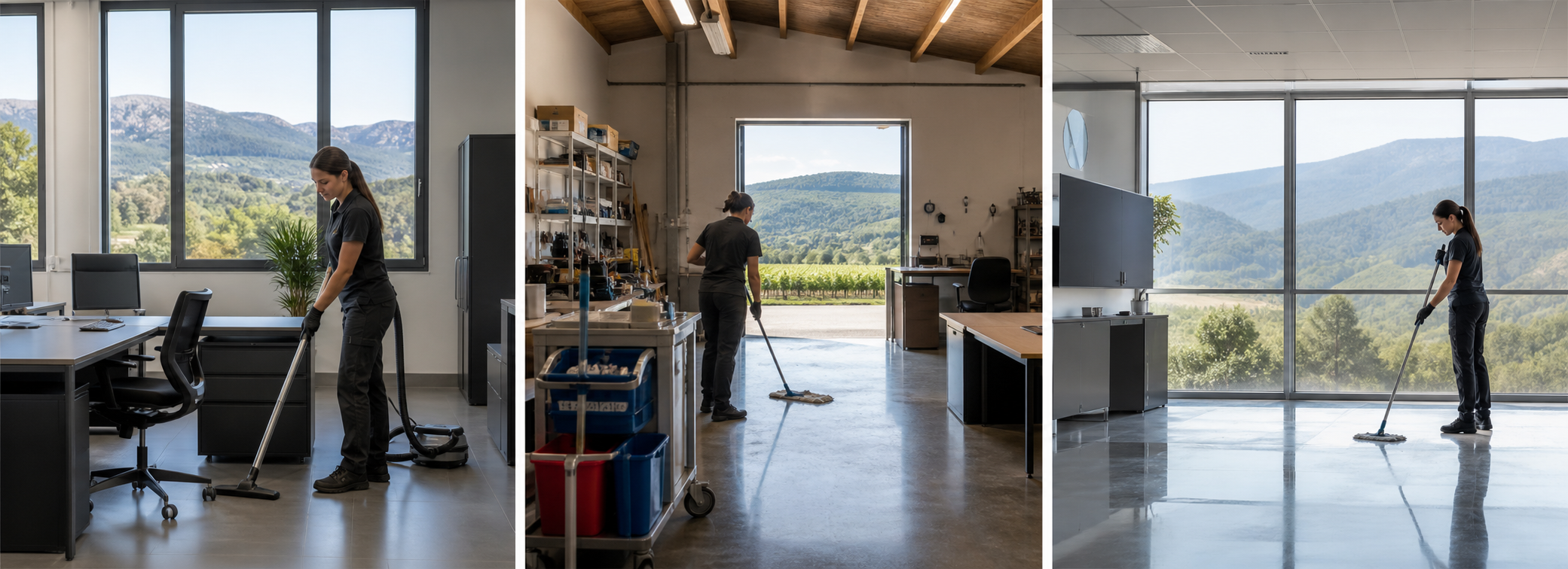 Nettoyage professionnel à Soumont pour bureaux et locaux B2B