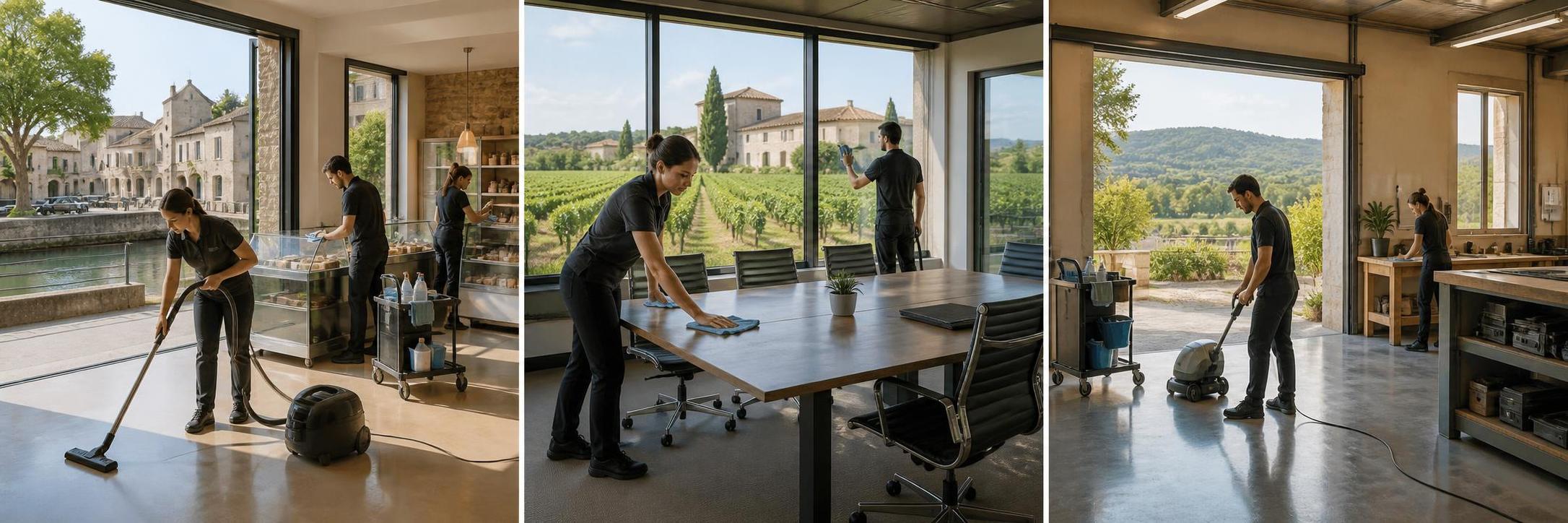 Nettoyage professionnel à Poilhes pour locaux B2B